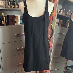 Prada Black Sleeveless pinafore Dress